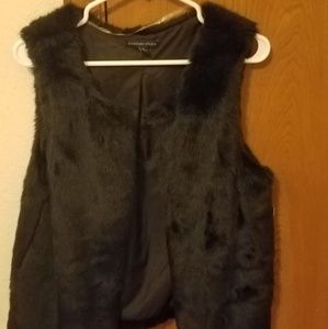 Womens faux fur vest